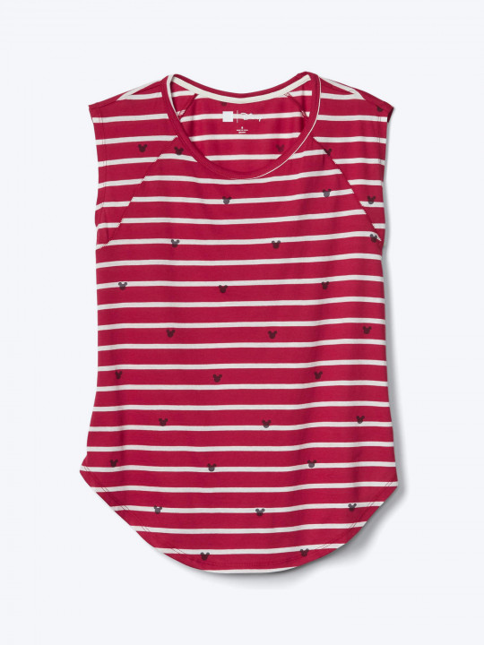 Gap Disney Mickey Mouse and stripes tee