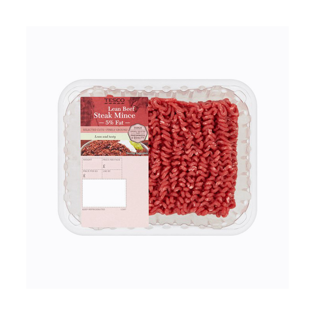 Tesco Beef Lean Steak Mince