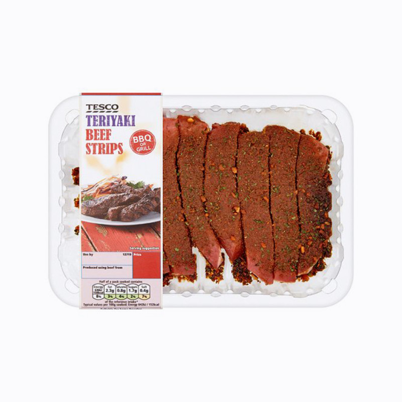 Tesco Teriyaki Beef Strips