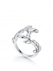 Olive Leaf Bypass Ring