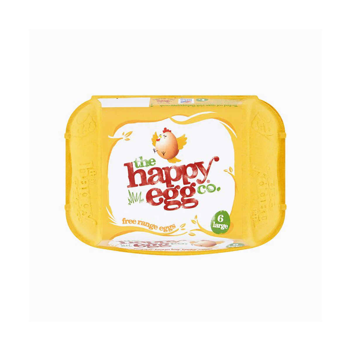 Happy Egg Free Range Eggs Large 6 Pack